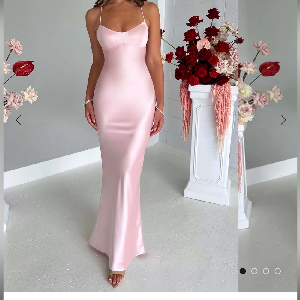 Baby boo pink maxi dress